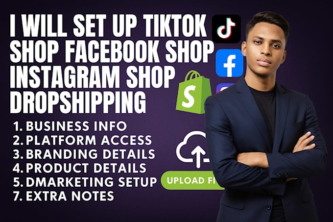 Create setup tik tok shop sync shopify store for tiktok shop marketing ...