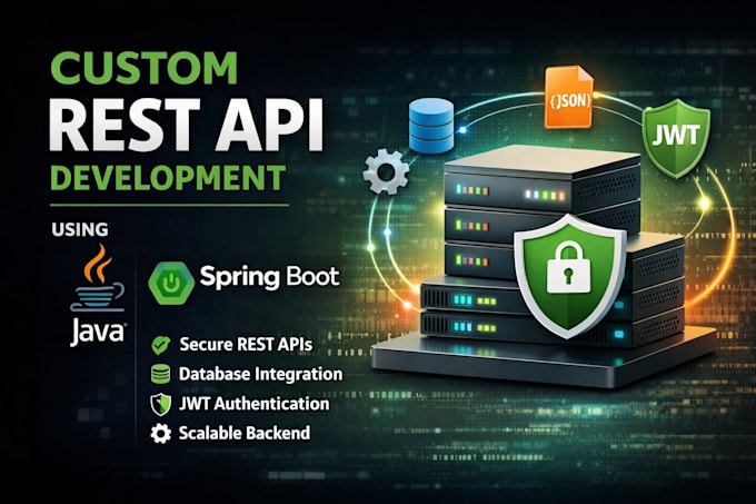 develop a custom rest apis using java spring boot