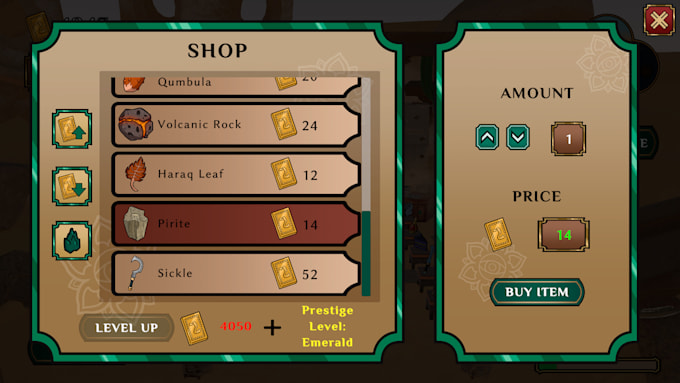 do 2d game props and UI assets for you videogame