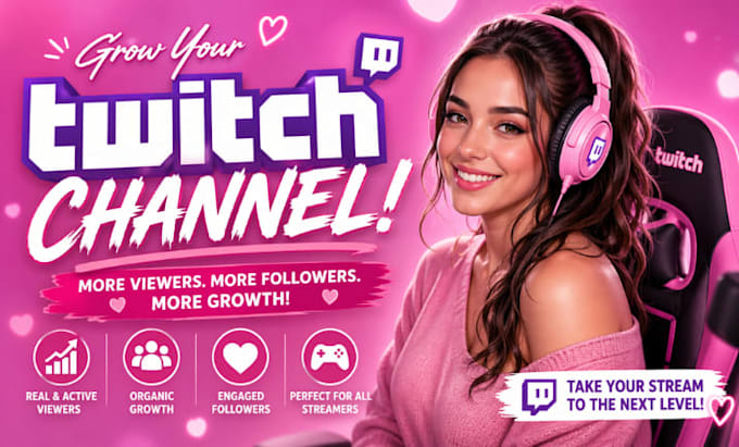 boost twitch live viewers organically with twitch  promotion