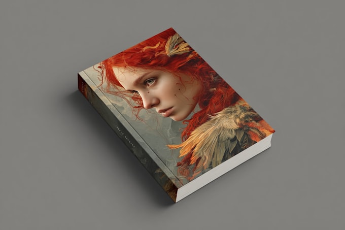 create illustrated romance book cover