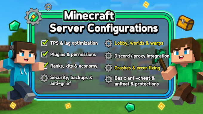 custom minecraft server setup with plugins optimization