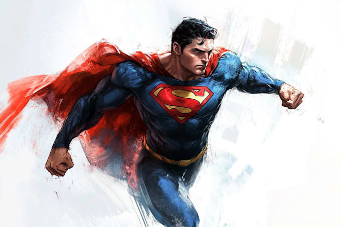 superhero character for comics