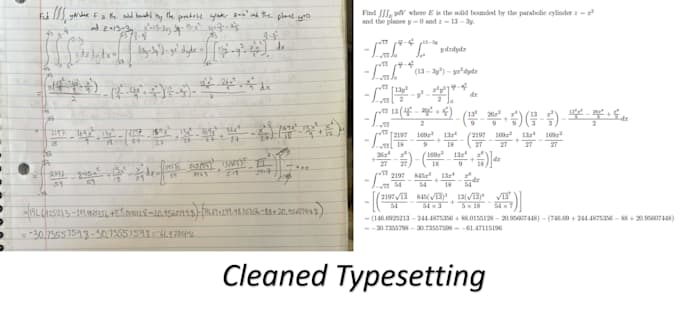 convert handwritten math notes to latex or obsidian