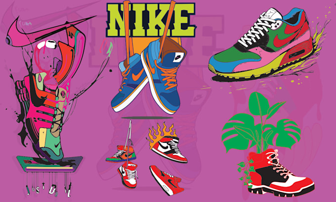 design custom sneaker logo for your store or brand