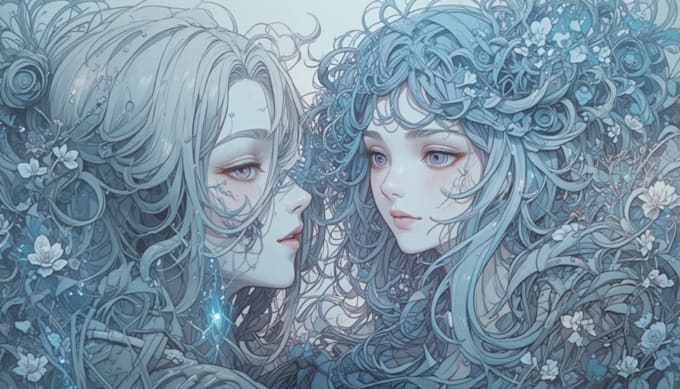 make hand drawn art illustration for you