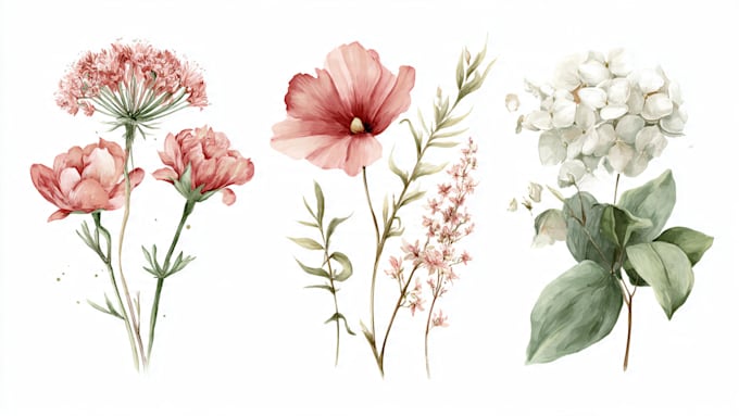 make a botanical watercolor illustration