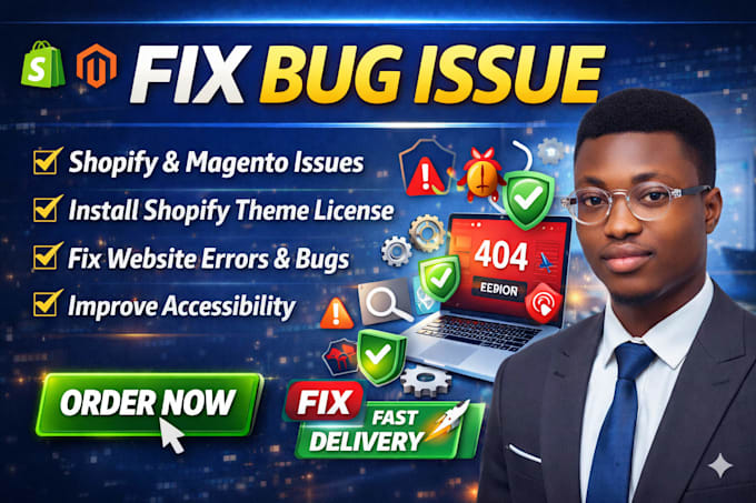 fix install shopify theme license fix bug magento issues shopify accessibility
