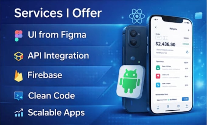 build a react native mobile app for android and ios