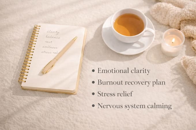 create a burnout recovery and stress reset plan
