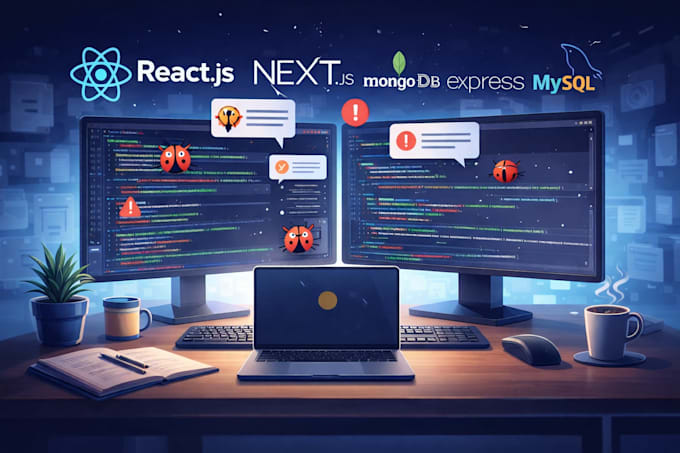fix bugs and errors on your code and web app