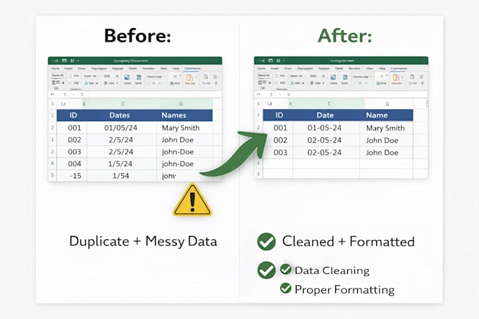 data entry document cleaning
