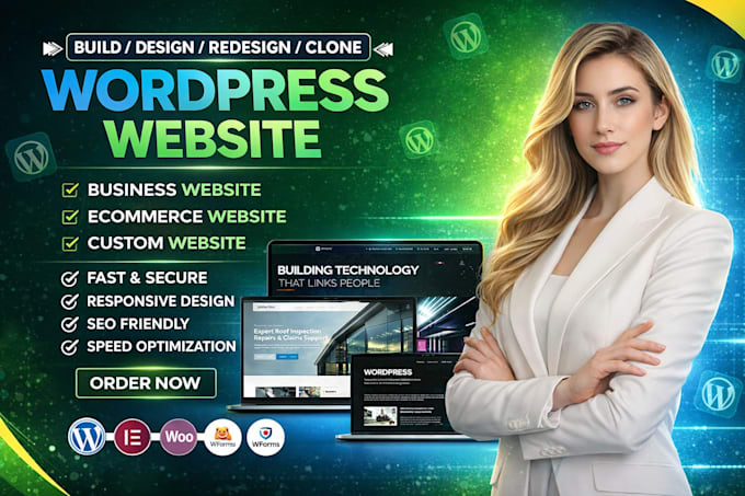 build wordpress website oxygen builder redesign wix elementor pro crm data entry