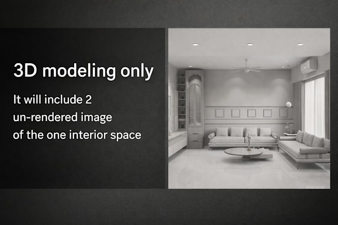 luxury interior 3d rendering