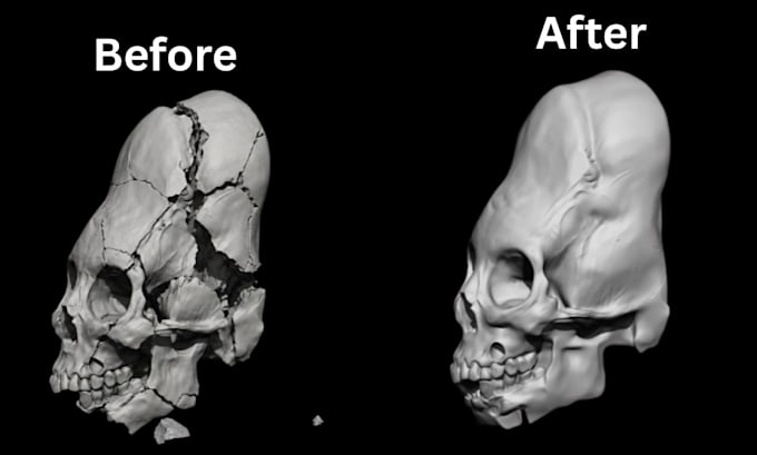 repair broken stl, obj file fix mesh errors and make model ready