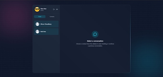 make a chat app in react js