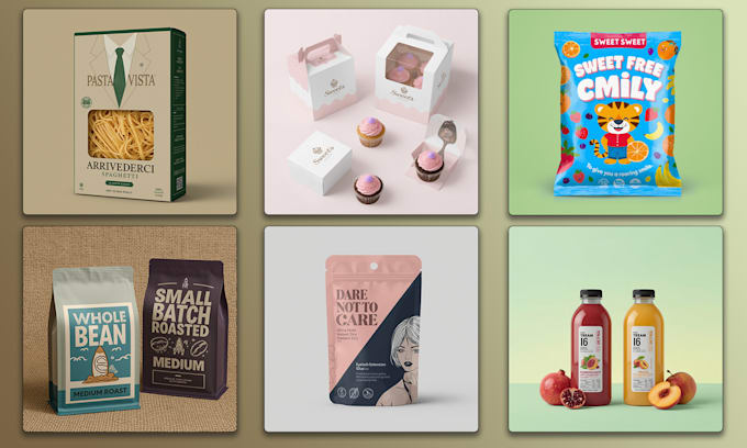 make professional product packaging and label design