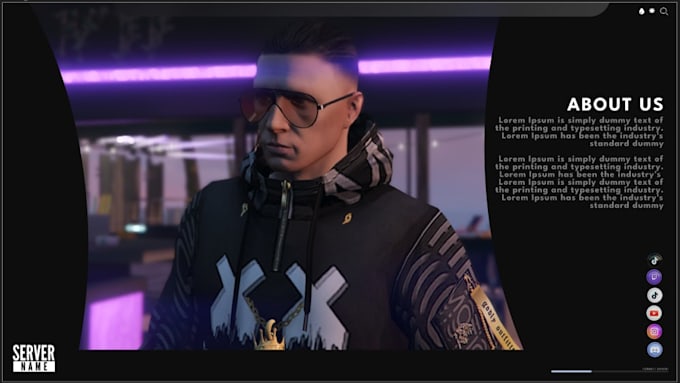 design fivem loading screen for your gta v fivem rp server design fivem loading