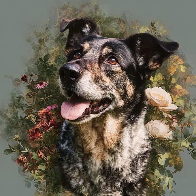 do pet memorial portrait