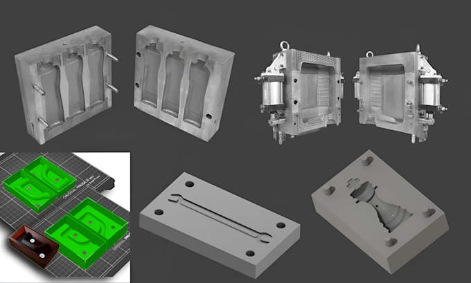 design multi cavity silicone molds box for small batch and mass production needs