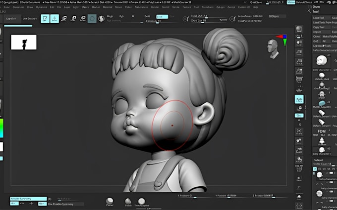 Do 3d cartoon character modeling in blender 3d animation video ...