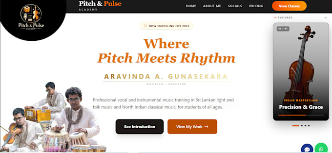 be your webdeveloper for a professional business website