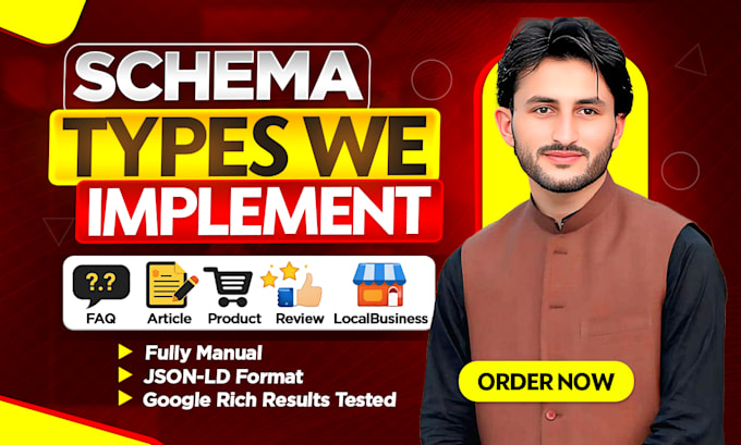 set up json ld schema markup, structured data for rich snippets
