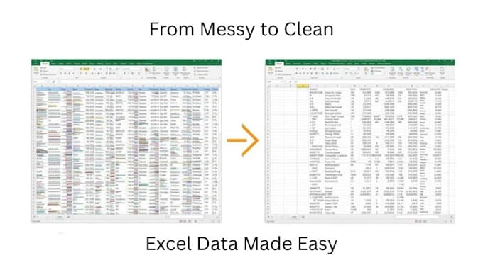 clean, organize, and format your excel data