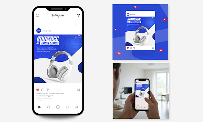 do social media advertising, facebook post, instagram post