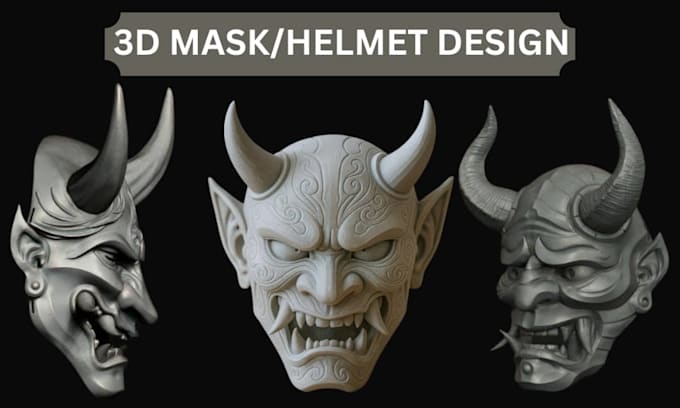 create realistic 3d masks, helmets, and 2d to 3d character models
