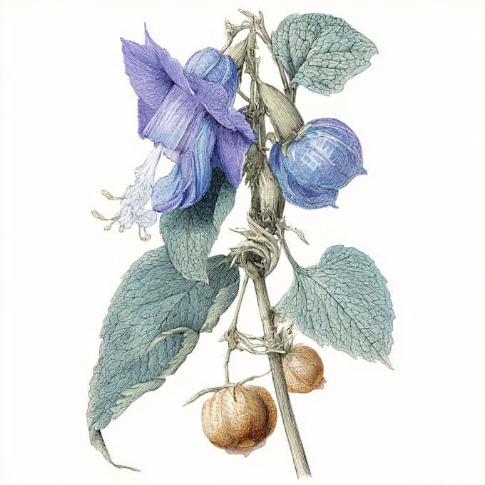 draw a botanical illustration