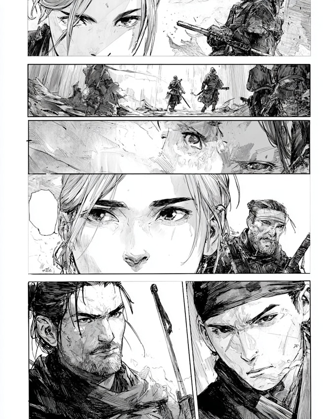 make professional comic book pages with dynamic storytelling