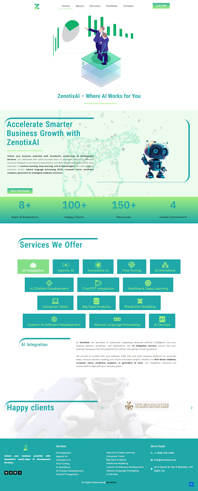 create a digital marketing agency website