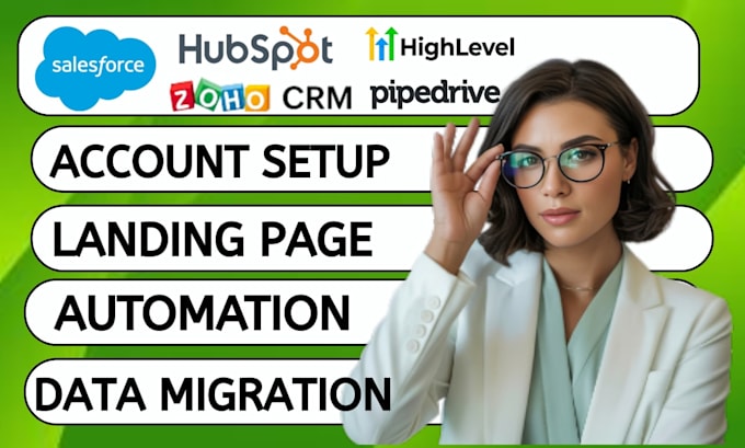 do data migration on salesforce, hubspot, zoho, data cleanup and duplication