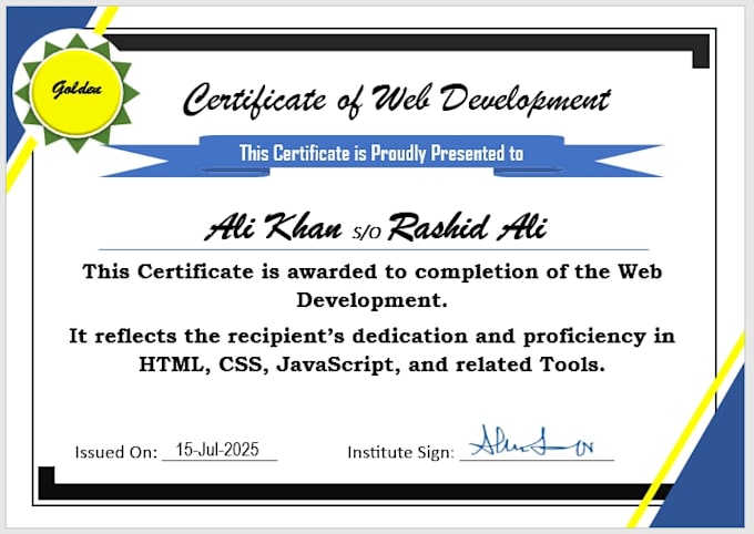 design professional certificates in word and powerpoint