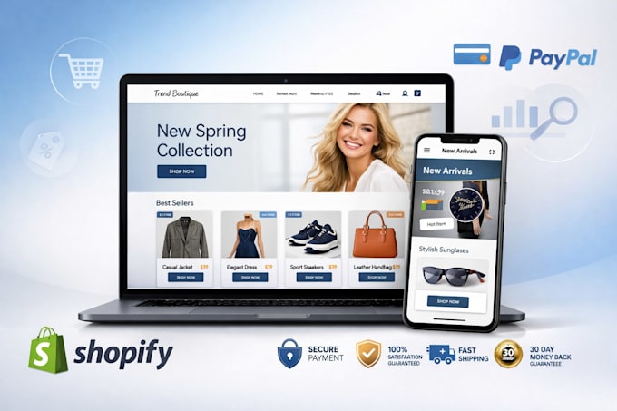 create a brand shopify store
