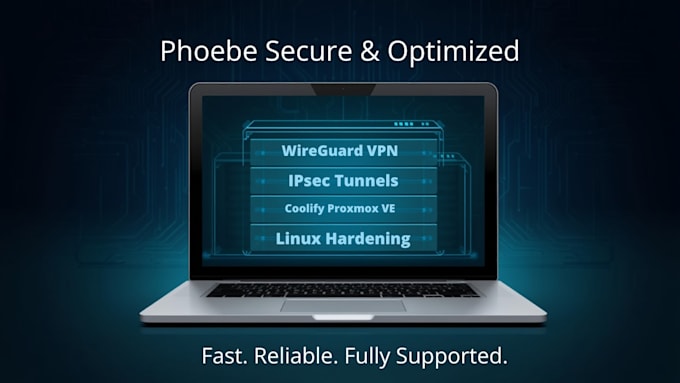 deploy and setup wireguard VPN, ipsec, coolify cluster, proxmox ve, linux server