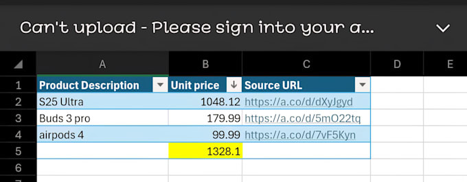 do professional data entry and product listing for ebay or amazon