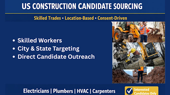 source construction and blue collar candidates