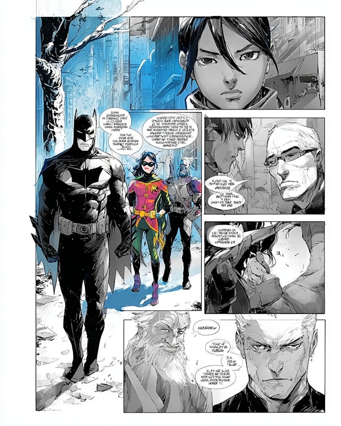 draw your comic book or webtoon cover
