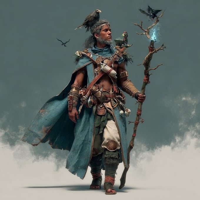 Draw dnd fantasy character illustration and concept art by Quincystrong ...