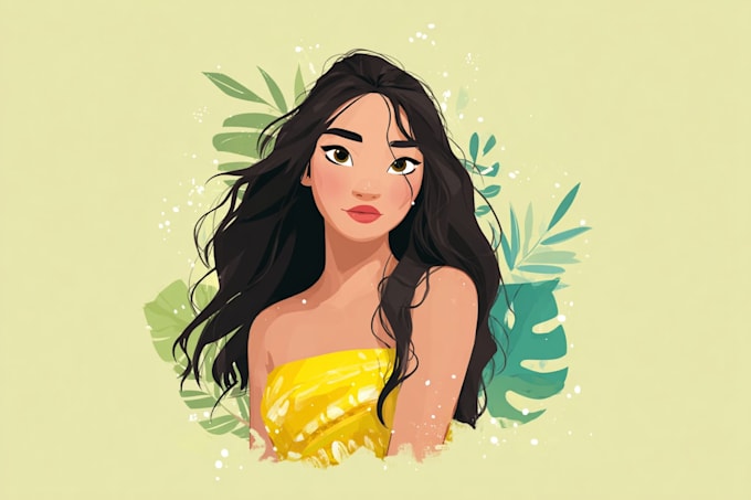 do disney cartoon portrait