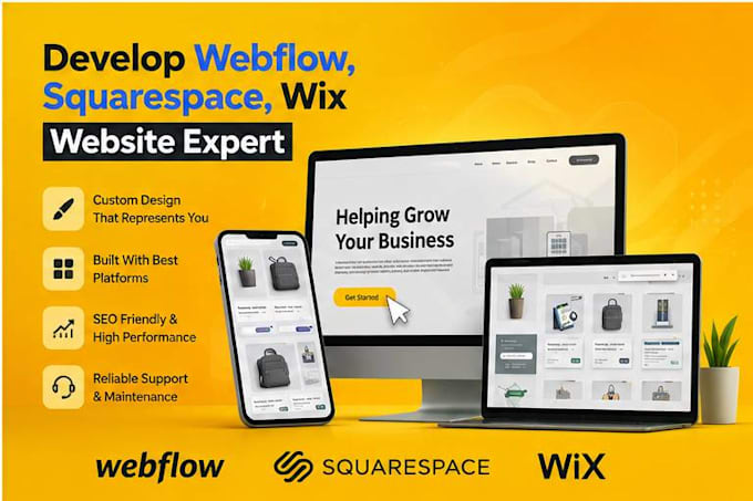 design, redesign and develop webflow website, webflow expert development