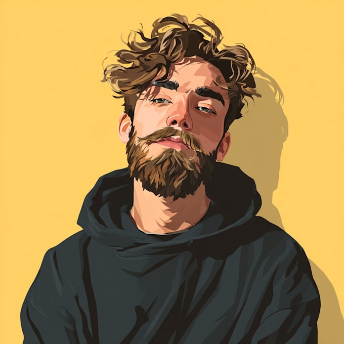 draw amazing vector cartoon portrait