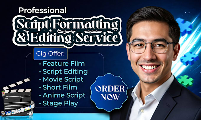 rewrite, edit, and format your screenplay, movie script, and feature film script