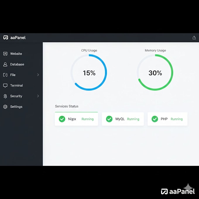install, fix and secure aapanel on your linux vps