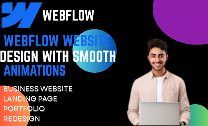 build wordpress webflow website with gsap  smooth scrolling animation
