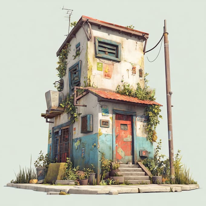 environment concept art for cartoons and games