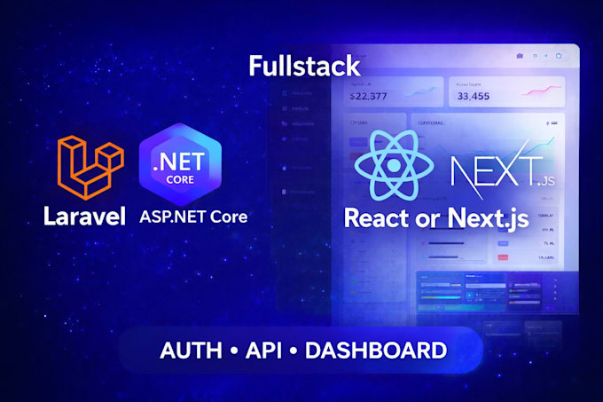 build your mvp full stack web app with laravel or net