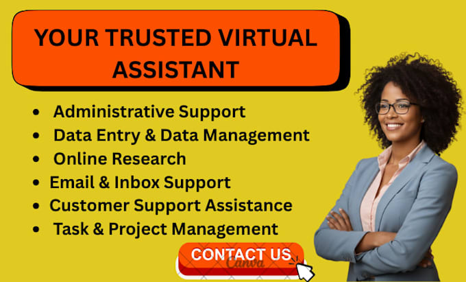 be your reliable virtual assistant for admin, data entry online support